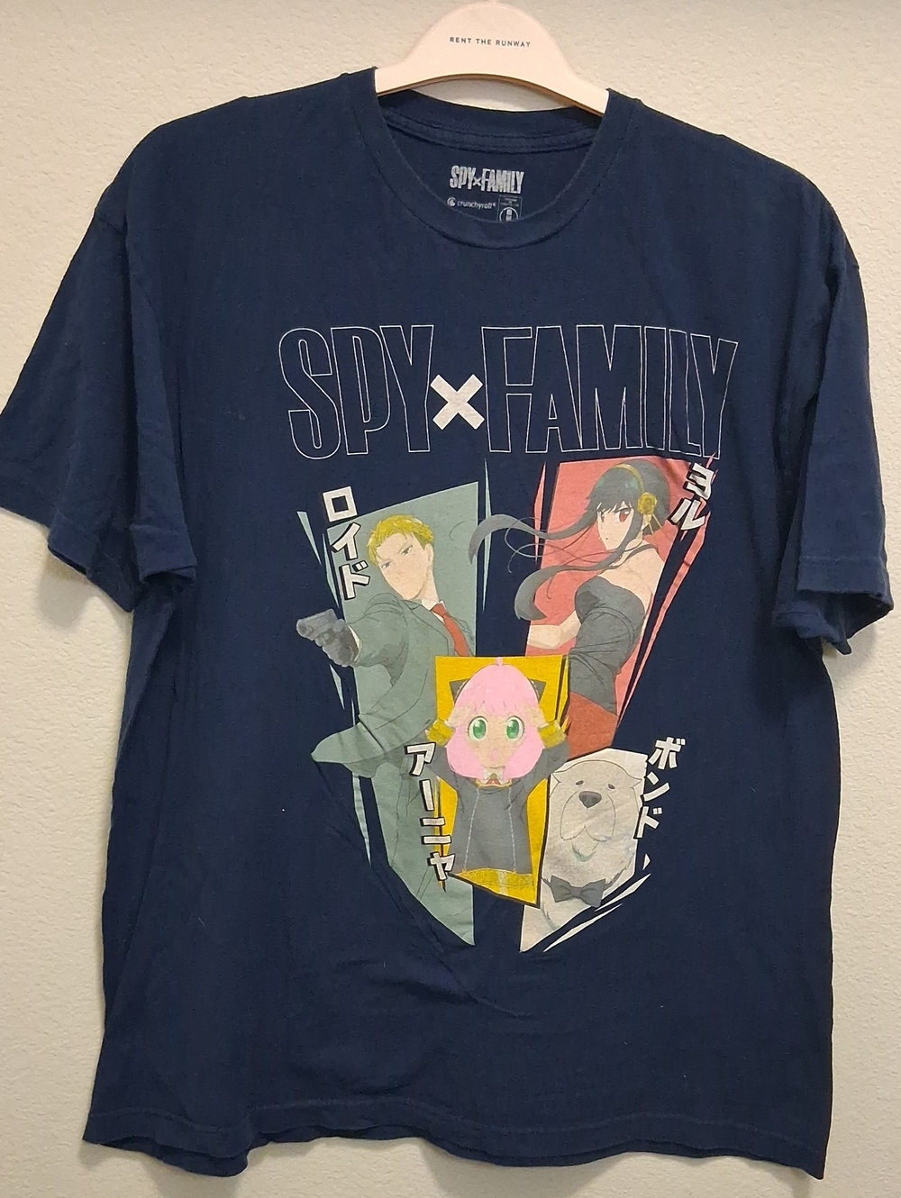 Navy Spy Family Graphic Tee